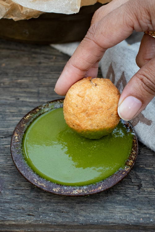 Simple Green Chutney for Chaat