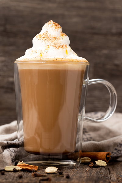 Dirty chai latte