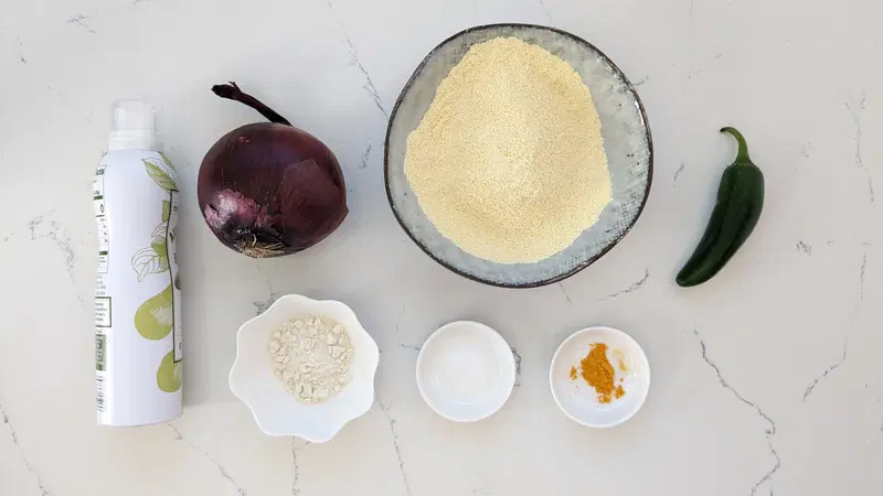 Ingredients for onion pakora