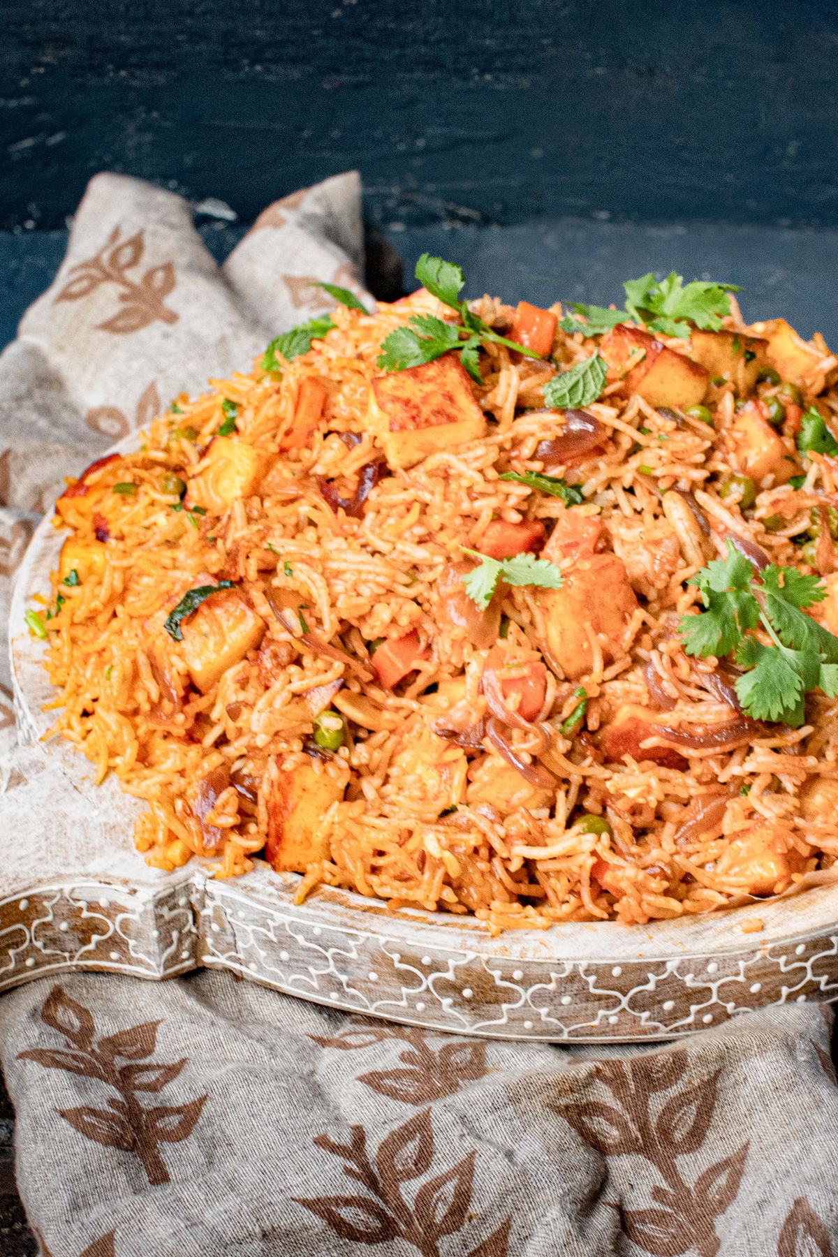 Paneer Pulao (Paneer Pilaf)