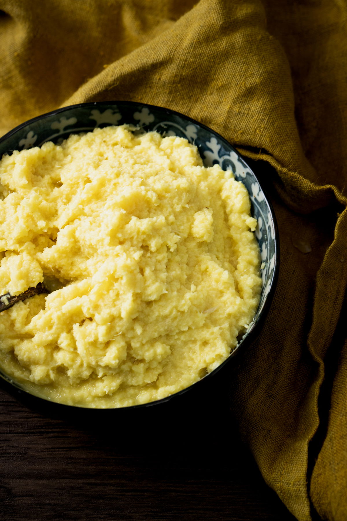 Garlic ginger paste in a bowl