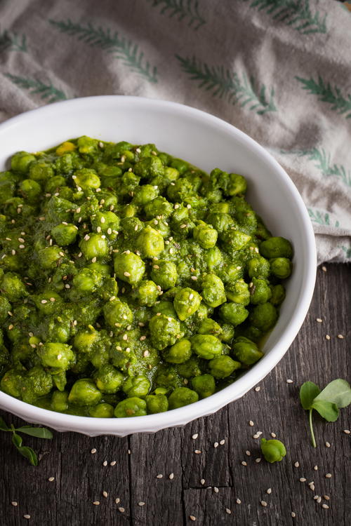 Lila Chana Nu Shaak | Green Garbanzo Bean Shaak