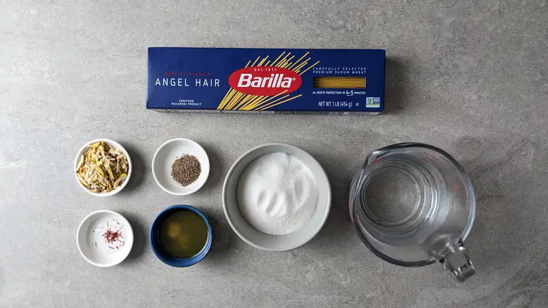 Ingredients of meethi sev