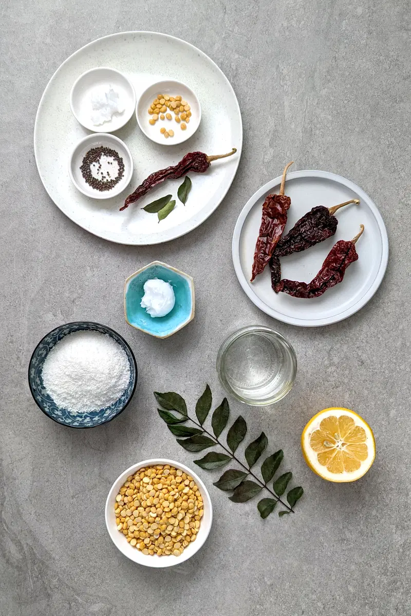 Ingredients of chana dal