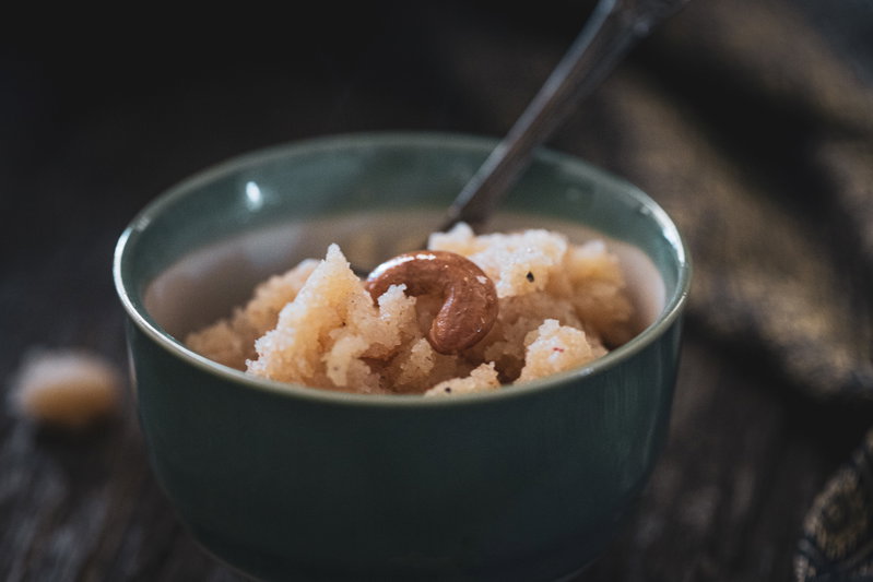 Bowl of rava sheero