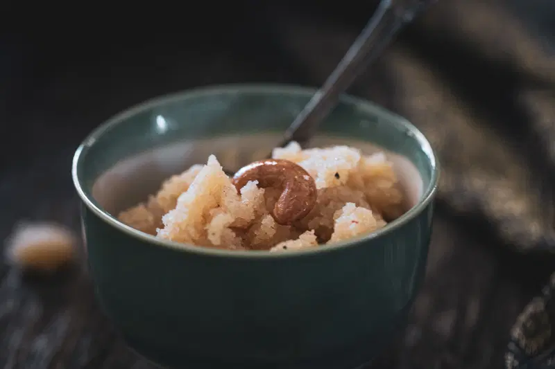 Bowl of rava sheero