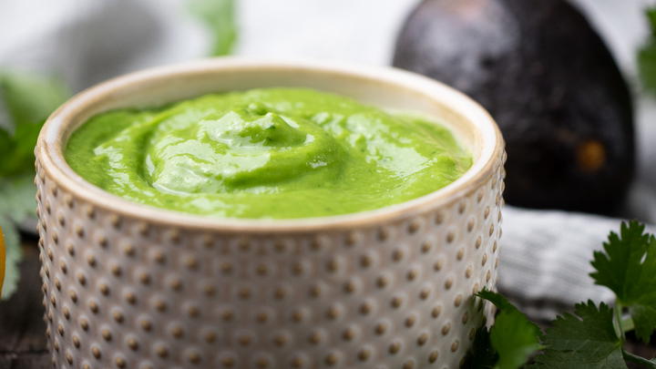Avocado cilantro chutney