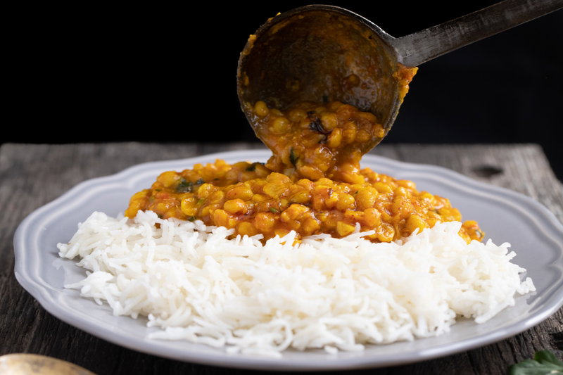 Served with rice