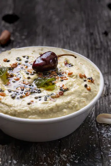 Coconut peanut chutney