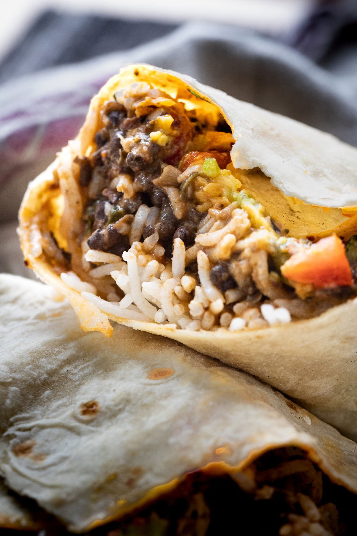 Dal makhani burrito