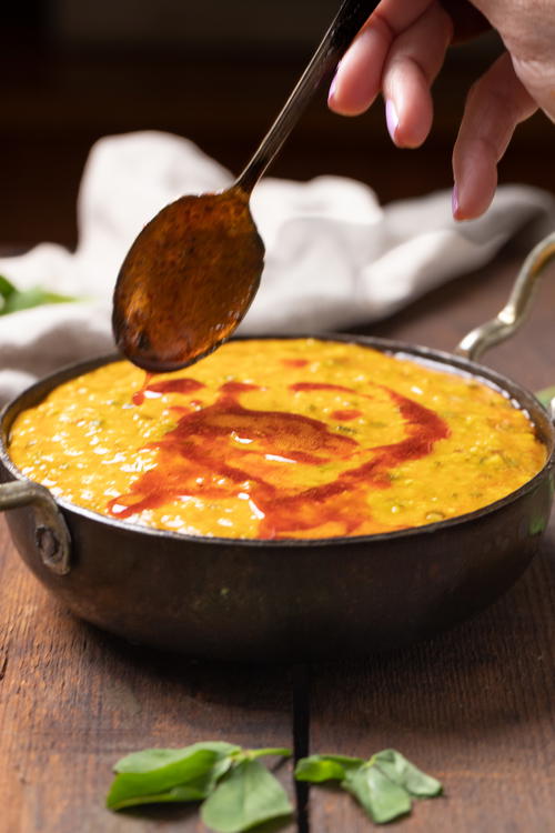 Methi Dal | Moong Dal with Fresh Fenugreek