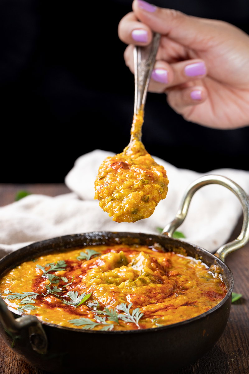 Methi Dal | Moong Dal with Fresh Fenugreek
