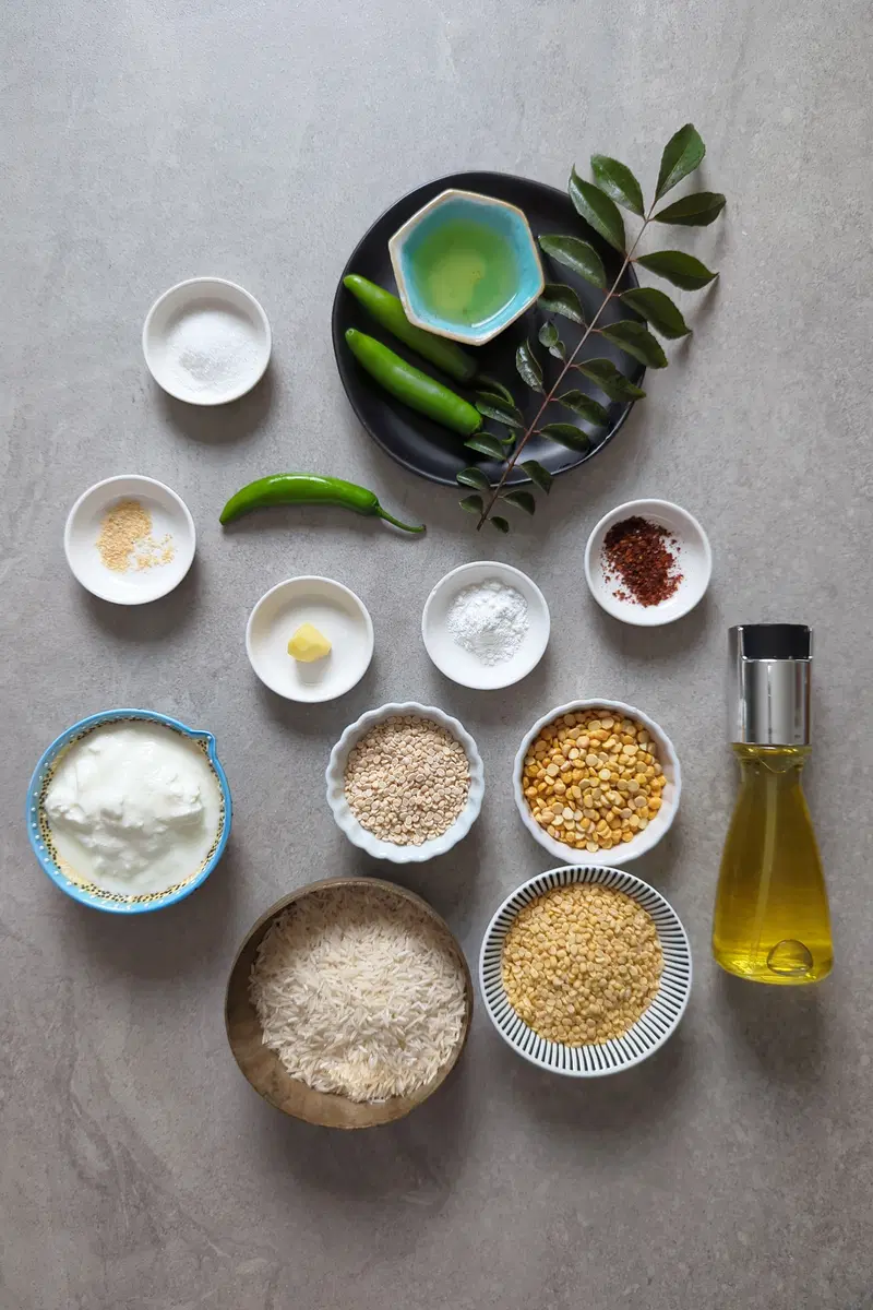Ingredients of dhokla