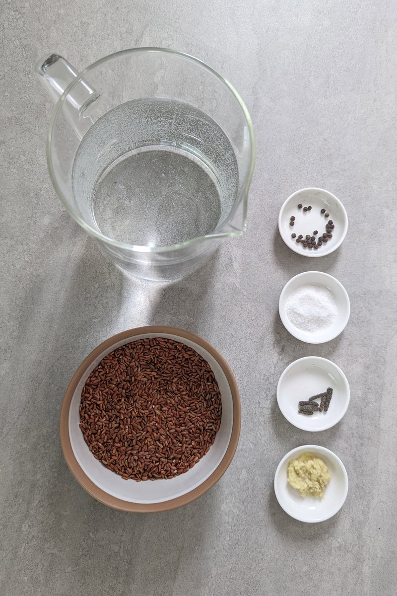 Ingredients for yavagu