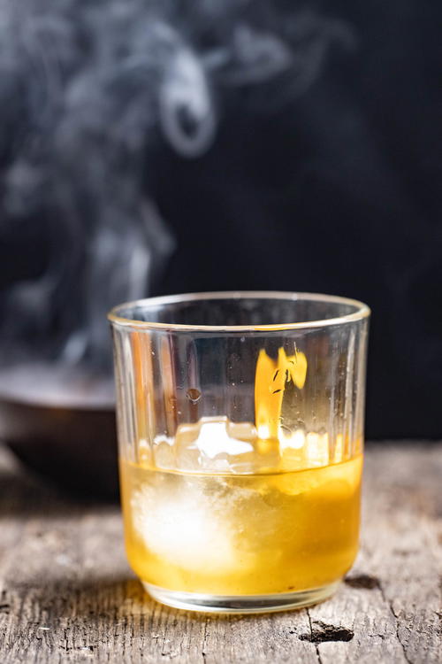 Dhungar Smoked Old-Fashioned