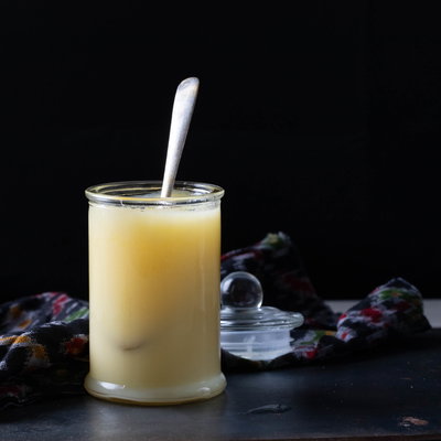 A jar of ghee.