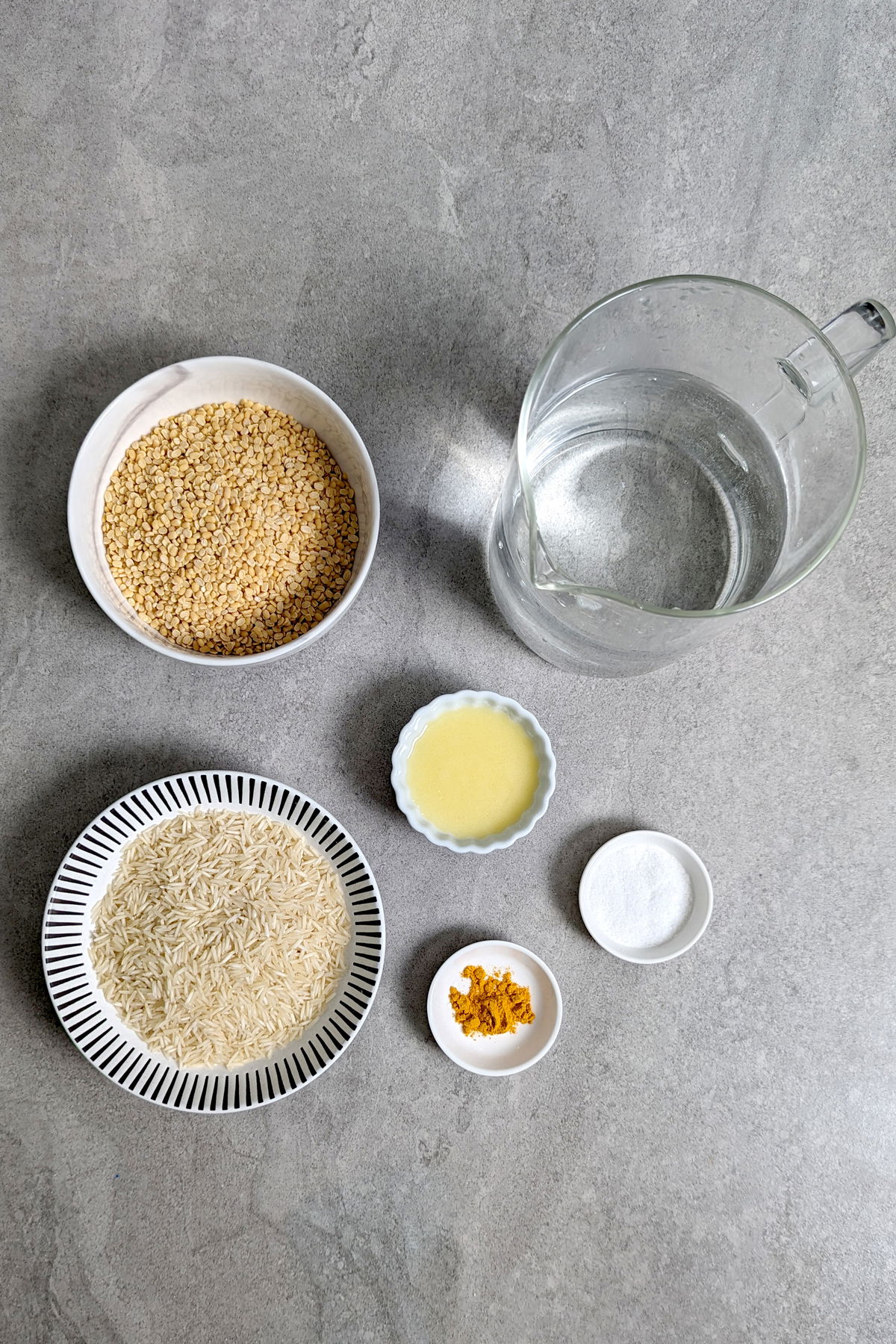 Ingredients of khichdi