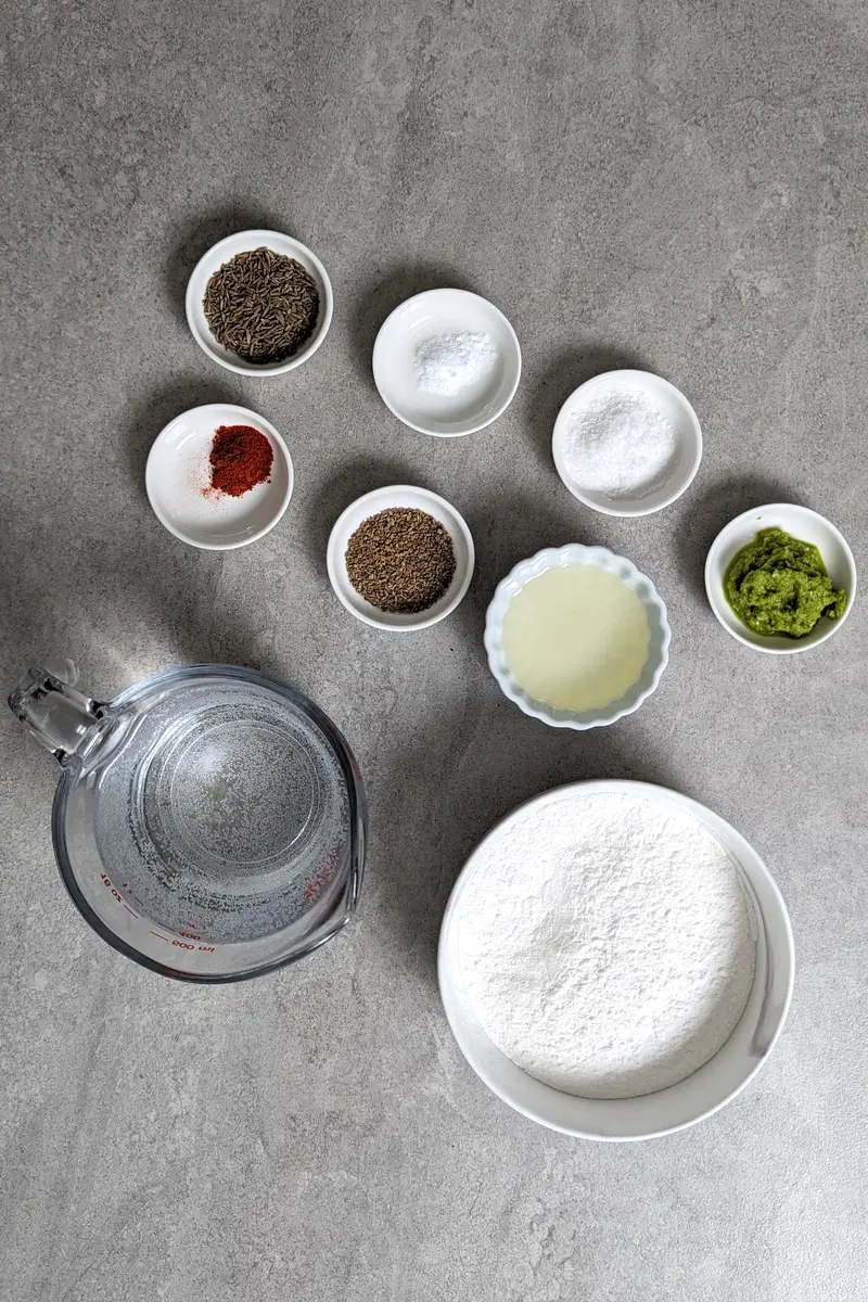 Ingredients of papdi no lot