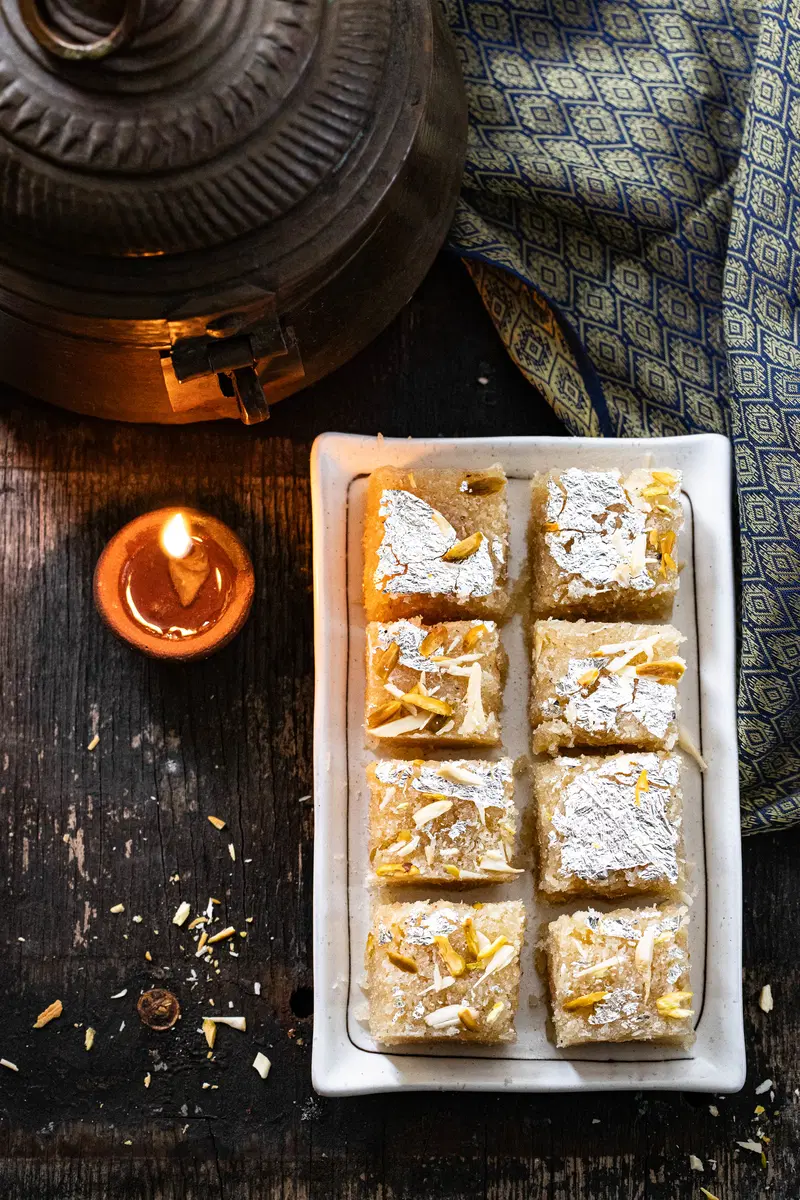 Arrangement of kopra pak with a diwa.