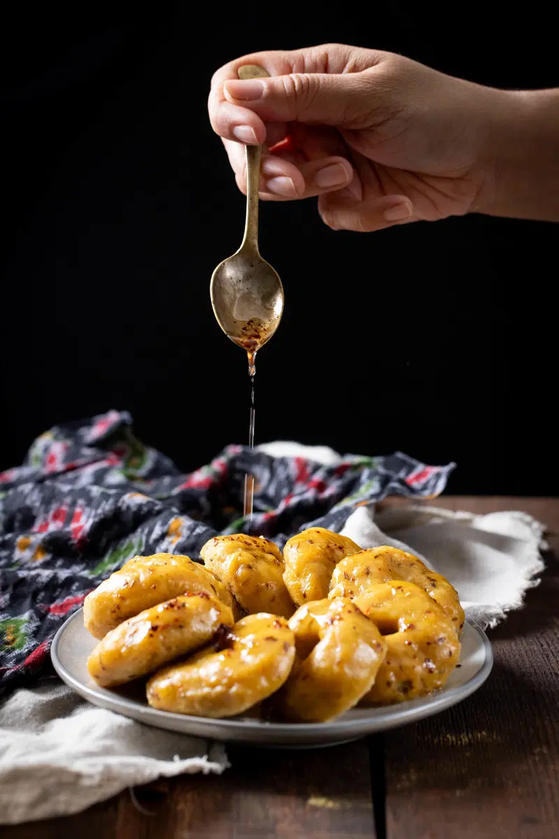 Dripping oil over papdi no lot