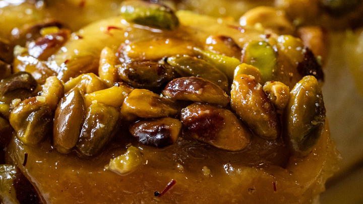 Pistachio sticky buns