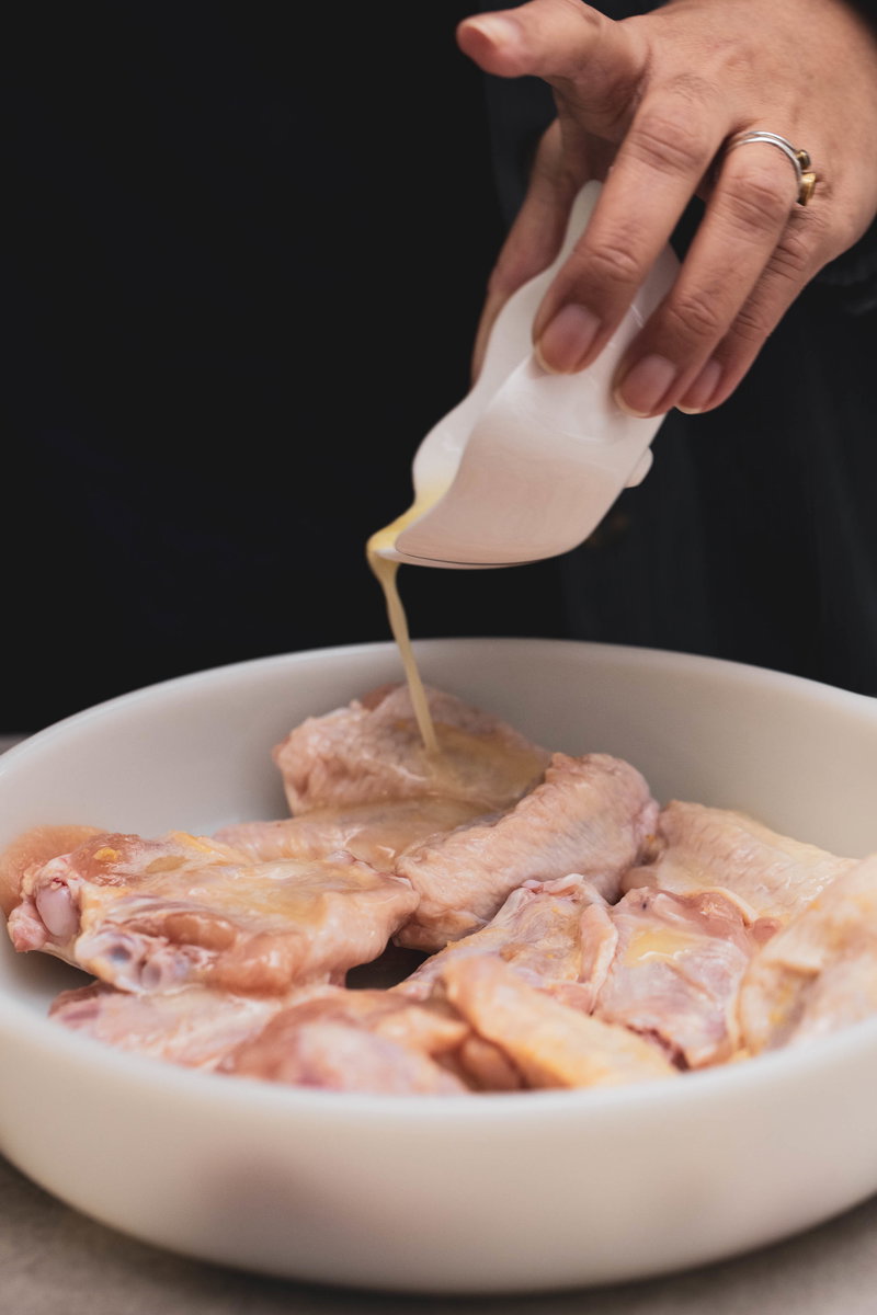 Drizzle with butter.