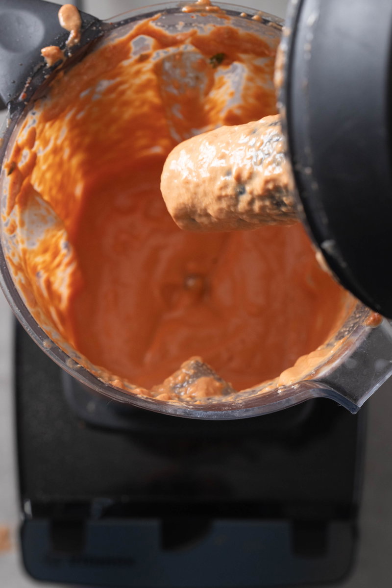 The blended sauce