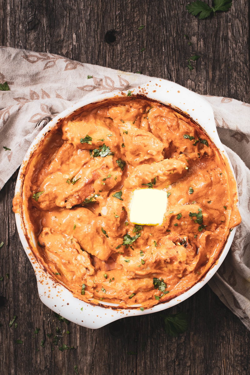 Butter chicken wings