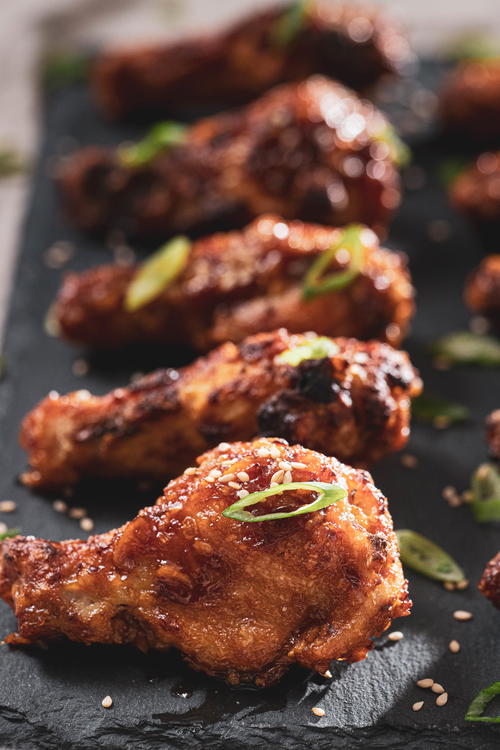 Soy Garlic Chicken Wings (Air Fryer Recipe)