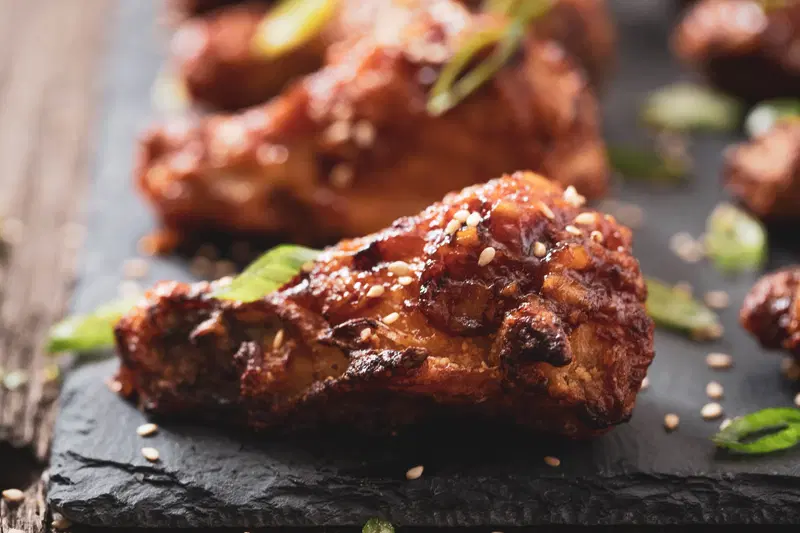 Soy garlic chicken drumette