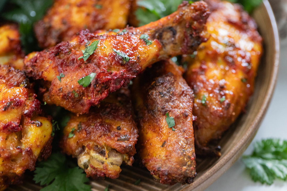 Tandoori chicken wings