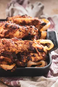 Curry chicken wings.