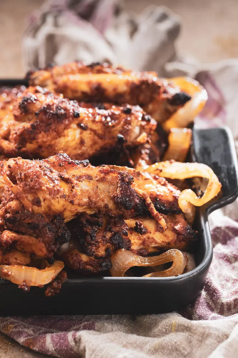 Curry chicken wings.