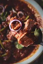 Lamb bhuna or bhuna gosht