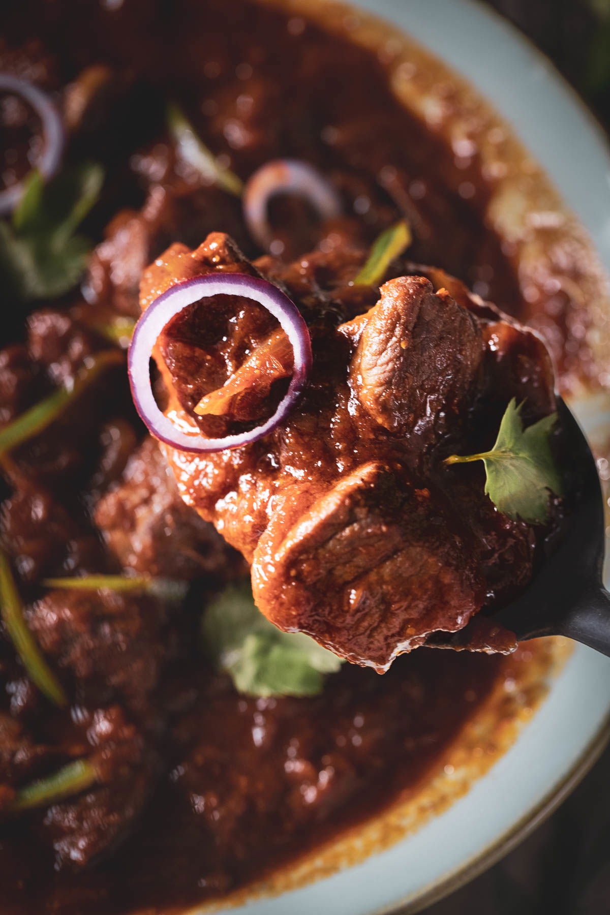 Lamb bhuna or bhuna gosht