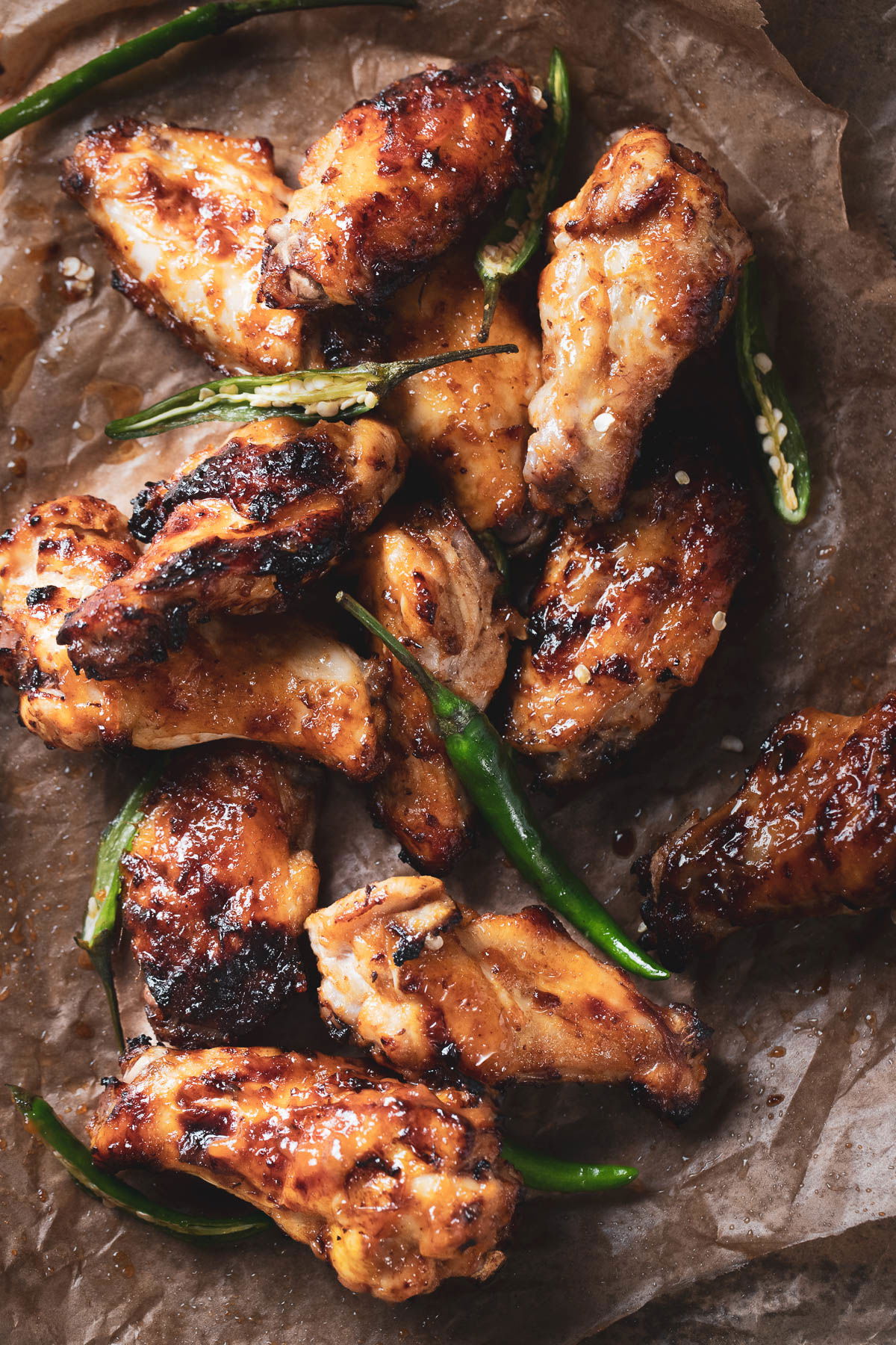 Mango chicken wings