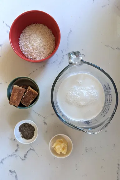 Ingredients for payasam