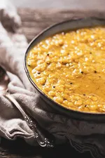 A warm bowl of masoor dal.