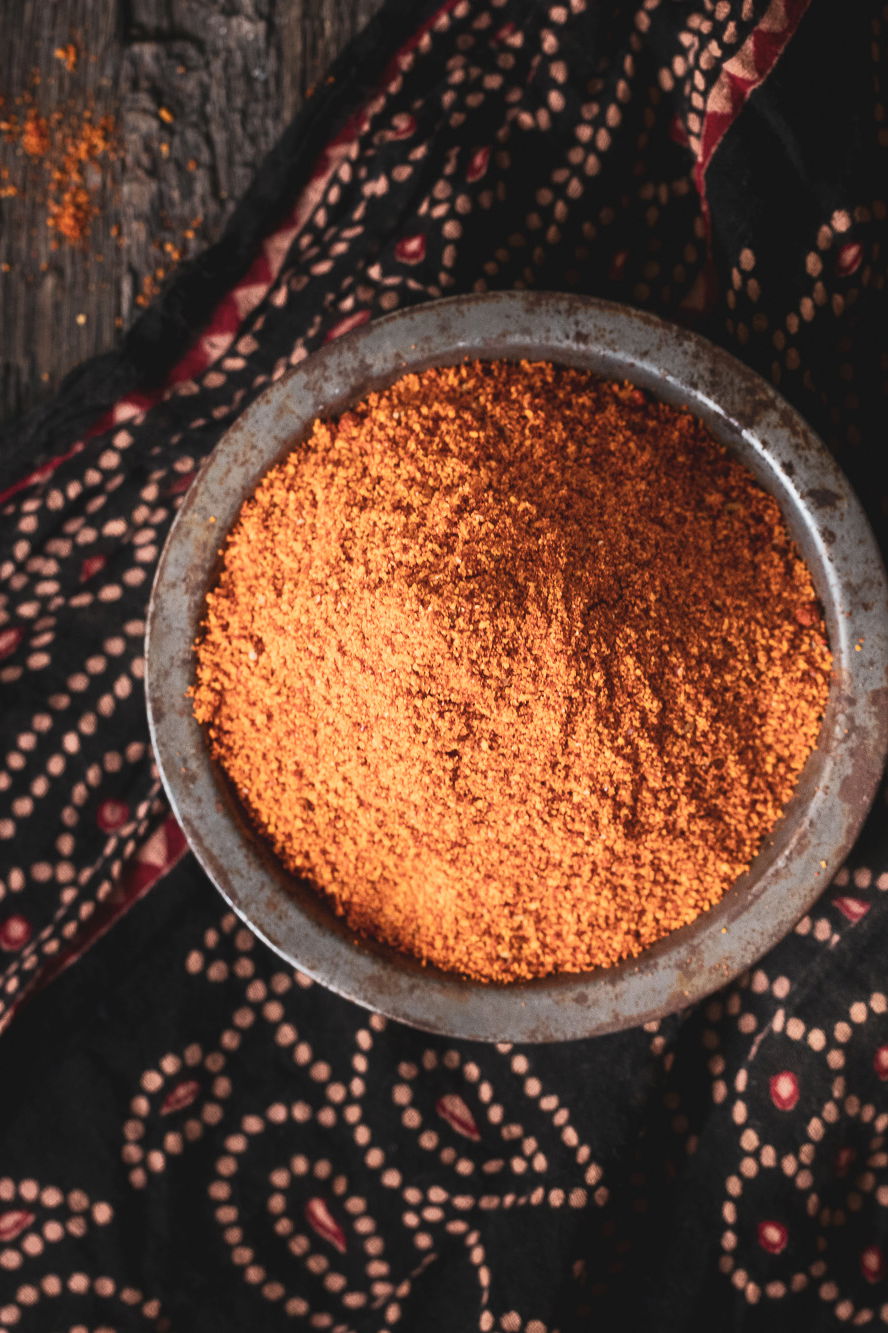 Red Dry Lasan Chutney (Dry Garlic Chutney)